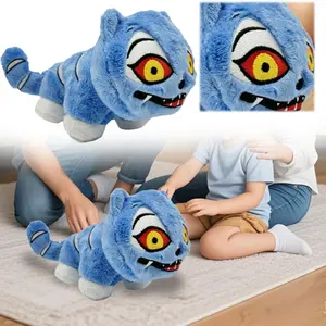 KP0P-DEM0N HUNTER Soft and Cuddly Tiger Plush, Realistic Tiger Stuffed Animal, Cute Hugging Pillow Gifts for Kids Adults Playtime Bedtime