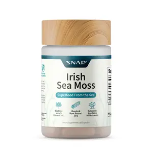 Snap Supplements - Irish Sea Moss - Sea Moss Supplement For Immunity, Digestion, Energy & Skin Tone Support - Natural Sea Moss Capsules