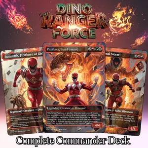 Dino Ranger Force Proxy Deck 100 Cards + Tokens | Commander EDH