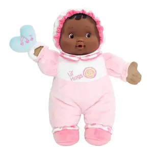 212 MAIN Lil Hugs 12 in. Soft Plush Baby's First Hispanic Doll, Interactive Toy for Toddlers