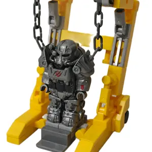 Fallout T-60 Power Armor building block figure WITH STATION!  MULTI-LISTING Vault-Tec, Hot Rod Shark, Hot Rod Flame, Pink Hot Rod Flame Brotherhood of Steel and Camo paint jobs!
