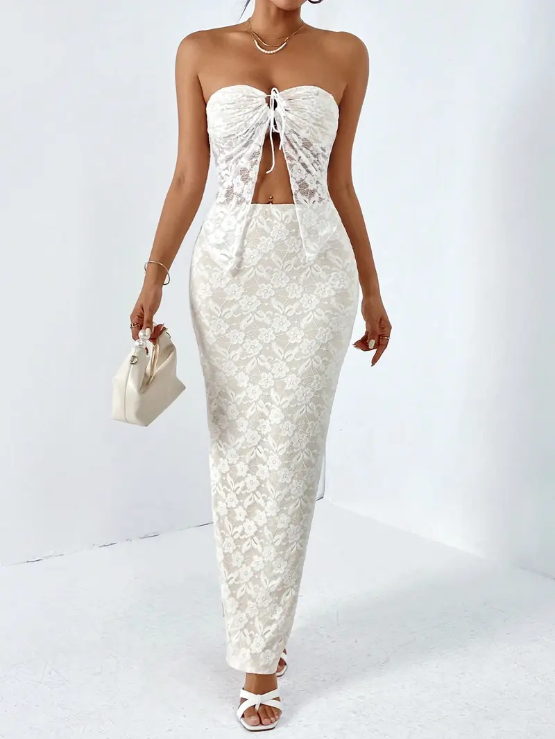 Skirt two peice set white women - TikTok Shop Skirt two peice set white women - TikTok Shop