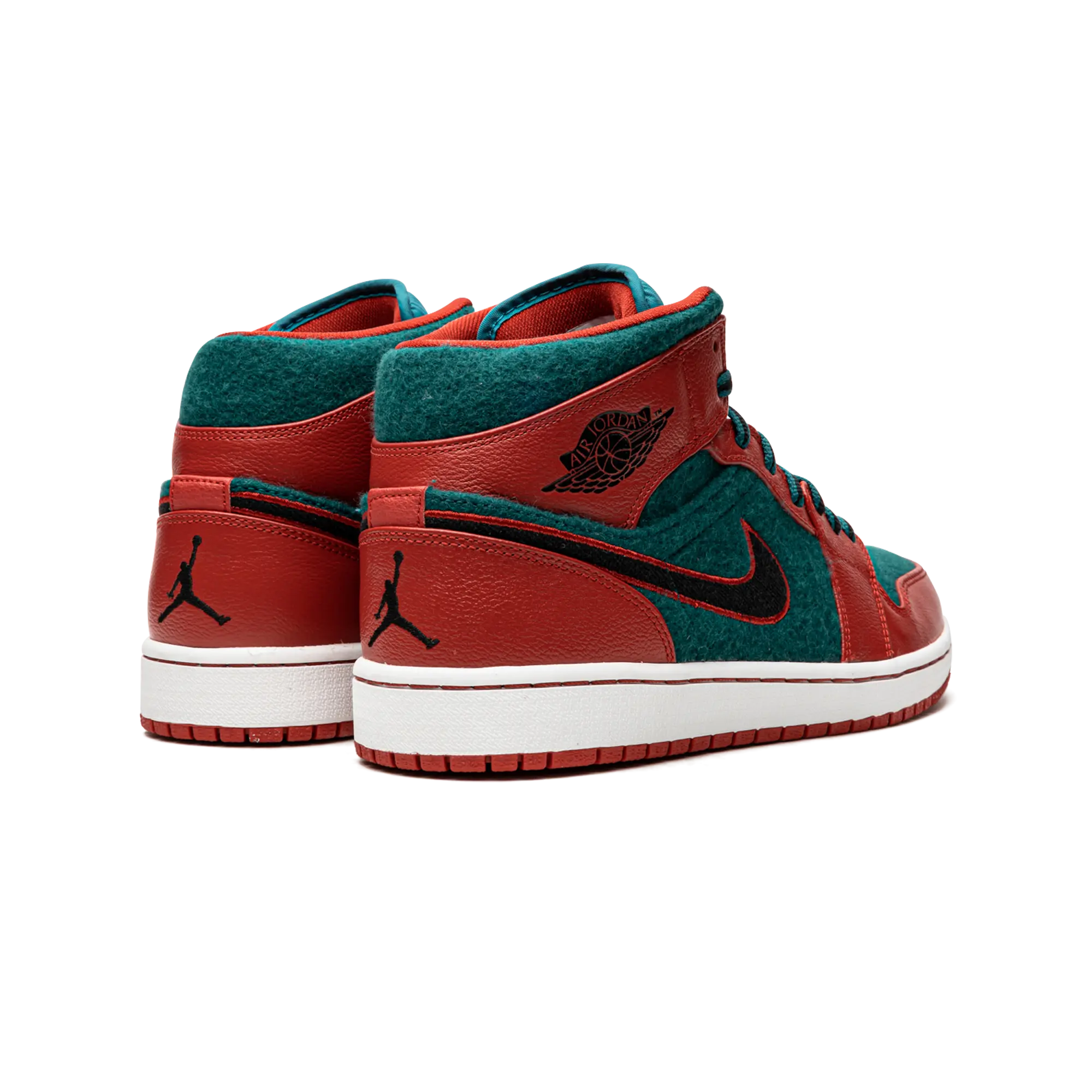 Air Jordan 1 Mid "Gym Red Dark Sea" 633206 608