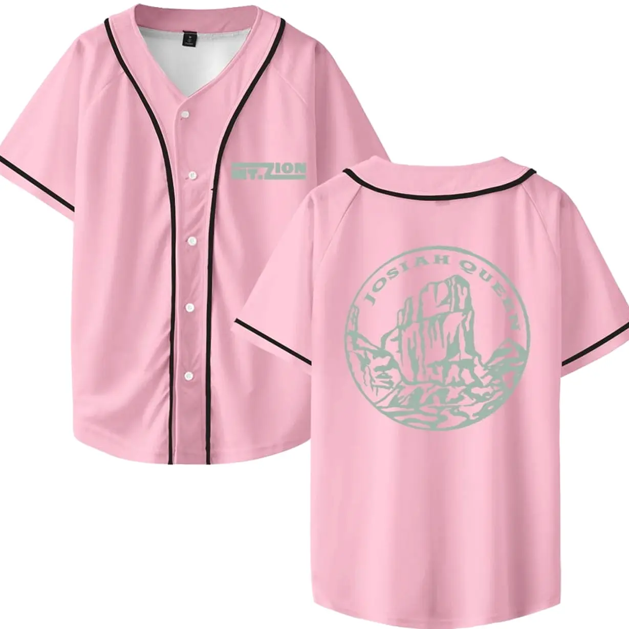 Josiah Queen Mt Zion Merch Baseball Jersey Shirt V-Neck Women Men
