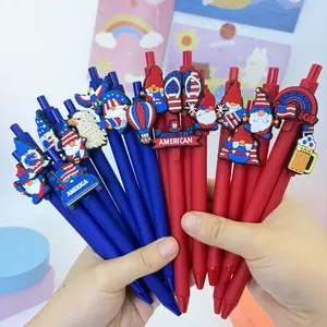 20/30pcs Independence Day Theme Ballpoint Pens, Cute Goblin, American Flag, Eagle Design, Ideal Gift for Students and Office Workers, Ballpoint Pen Gifts