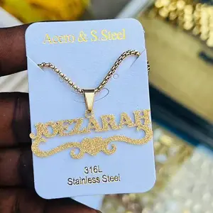 FF0047 New Store Opening |     Free Shipping | Custom Name Necklace |   20+ Font Styles Personalized Pendant | Versatile styles for birthdays, graduations, or cultural celebrations-each design feels one-of-a-kind.