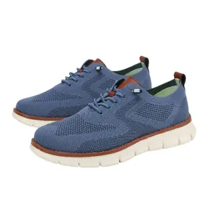Fly Knit Men's Casual Oxfords - Lightweight Breathable Comfortable Dress Shoes Boy Training Sneaker Runner penny loafers High-Top Thick-Soled Shoelaces streetwear durable comfy casual shoe