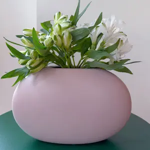 Blush Stone Ceramic Vase