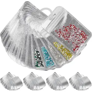 Plus tard 200 PCS Reusable Diamond Painting Beads Storage Bags for Diamond Art Storage, Diamond Painting Beads Storage, Craft Supplies Storage Accessories, Bead and Gem Organizer for DIY Projects
