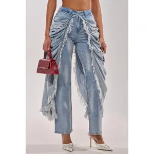 ALL OVER THE PLACE DENIM PANT