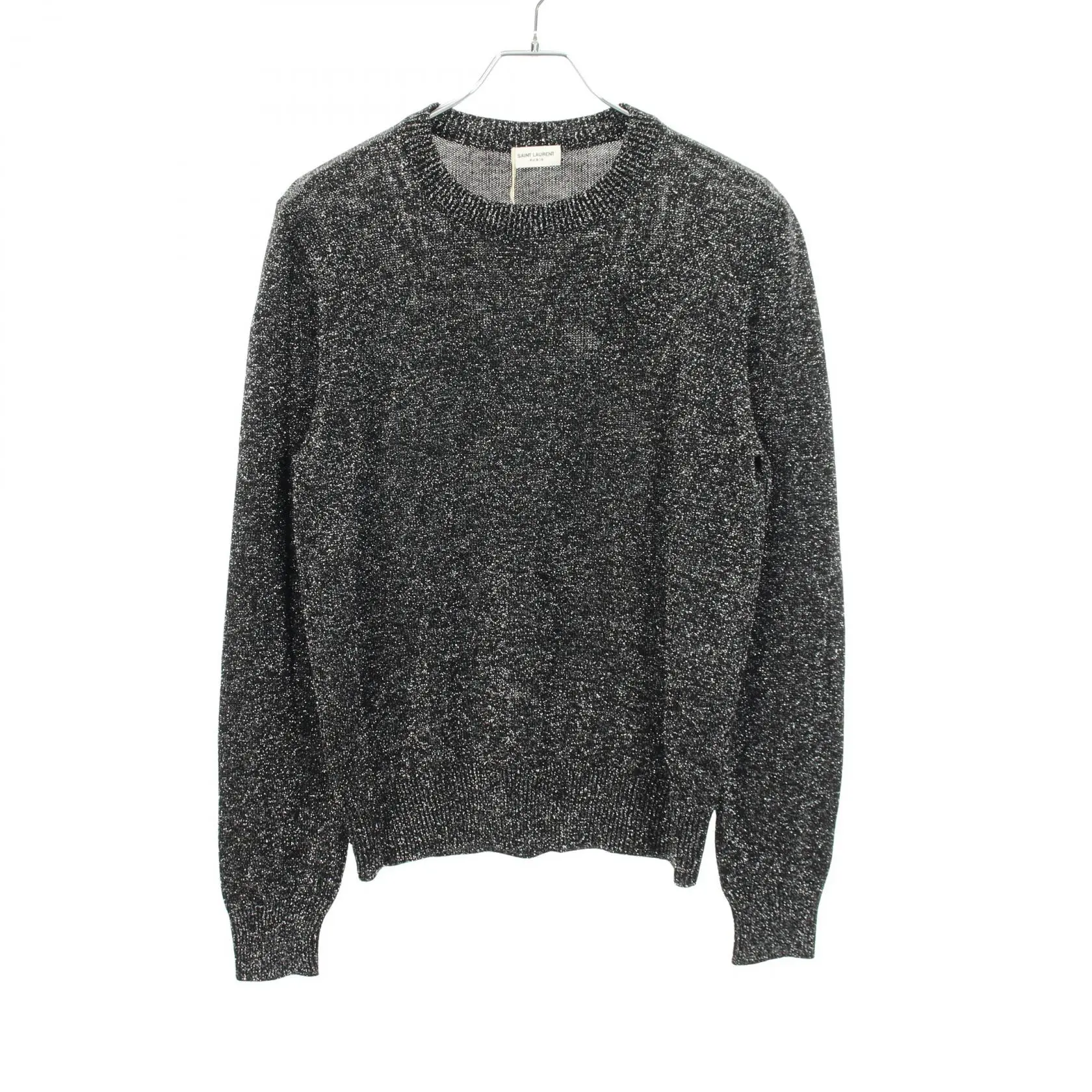 Pre-owned Yves Saint Laurent Wool Small Leather Goods Saint Laurent Paris Lame Nylon Knitwear 1305262106800625240