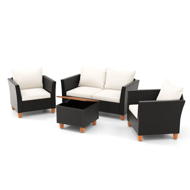 COSTWAY - Outdoor Paradise 7-Piece Patio Relaxation Set