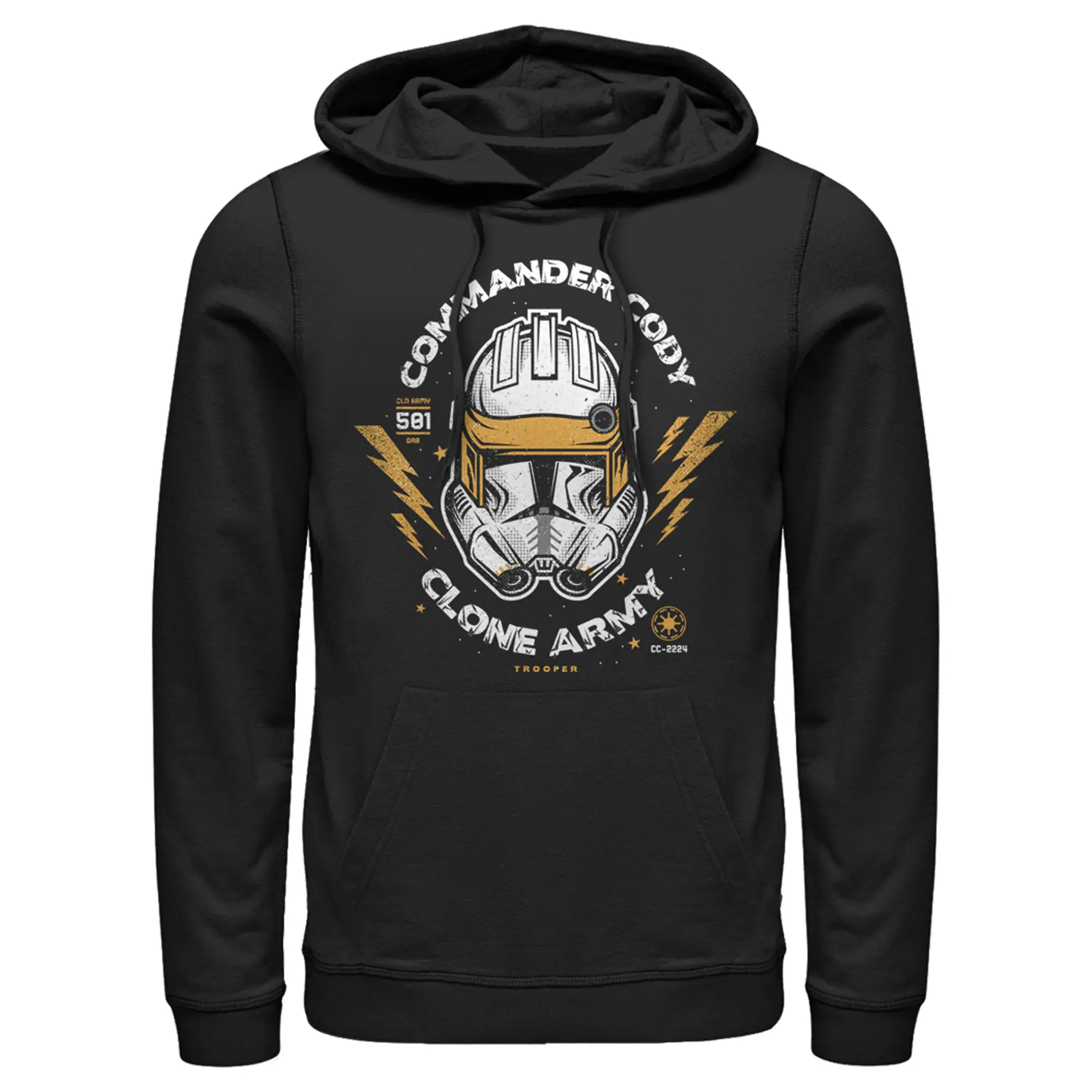 Men's Star Wars: The Clone Wars Commander Cody Army Head Shot Pull Over Hoodie