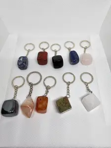 Natural Crystal Keychain