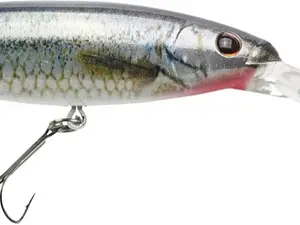 Flicker Minnow Fishing Lure, Flashy Perch, 1/2 oz, 4 1/2in | 11cm Crankbaits, Realistic Minnow Profile, Sharp Dive Curve Gets to Fish Quickly, Equipped with Fusion19 Hook
