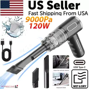 120W Cordless Handheld Vacuum Cleaner - Compact Mini Portable Wireless for Car & Home - Lightweight, Powerful Suction, Easy to Use, Ideal for Quick Cleanups and Hard-to-Reach Areas