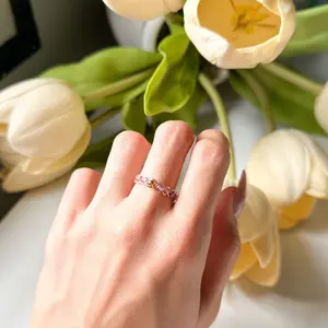 Amethyst Braided wire wrapped ring