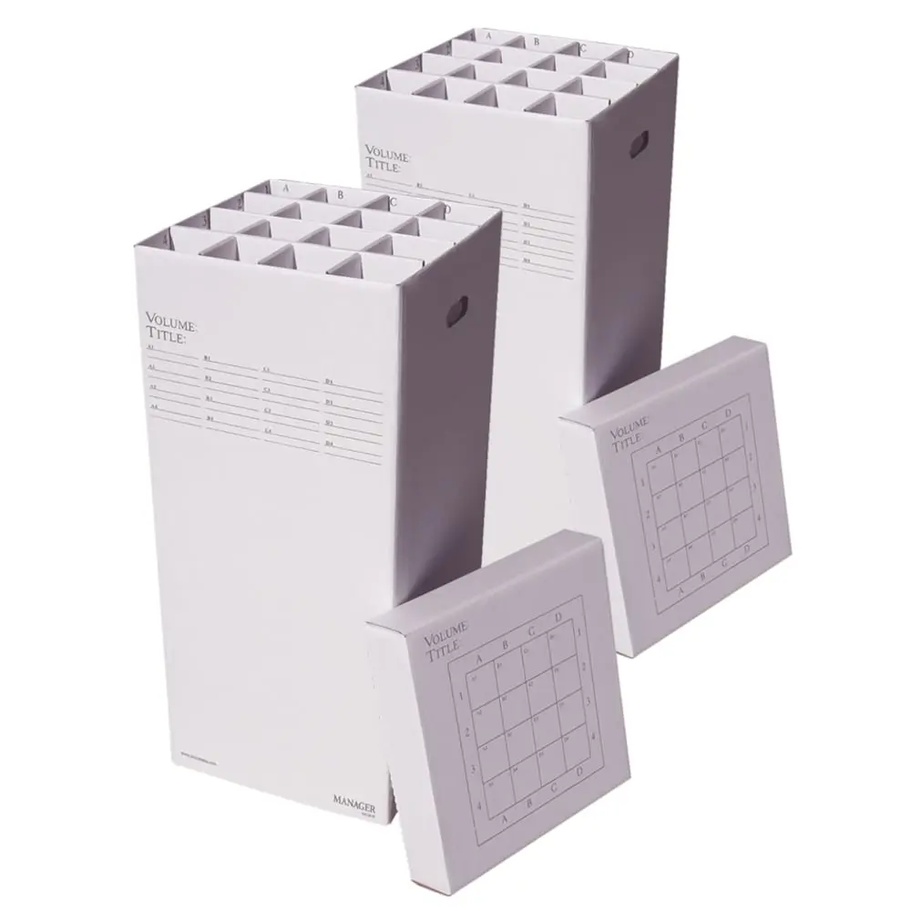 Advanced Organizing Systems MGR-37-16-02 36 in. Rolled File Organizer Box (Pack of 2), 16 Compartments, 17.5 x 17.5 x 37 in. Corrugated Cardboard File Sorters & Storage, Durable with Exceptional Stacking Strength, Office Filing Supplies, Economical Soluti