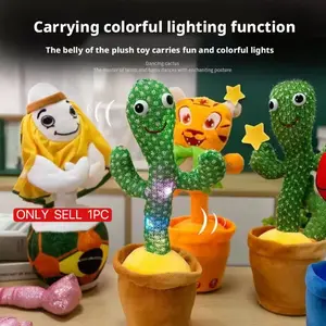 Interactive Dancing Cactus Toy for Kids, Singing and Mimicking Features, Educational Gift, Durable Design, Fun and Engaging Playtime