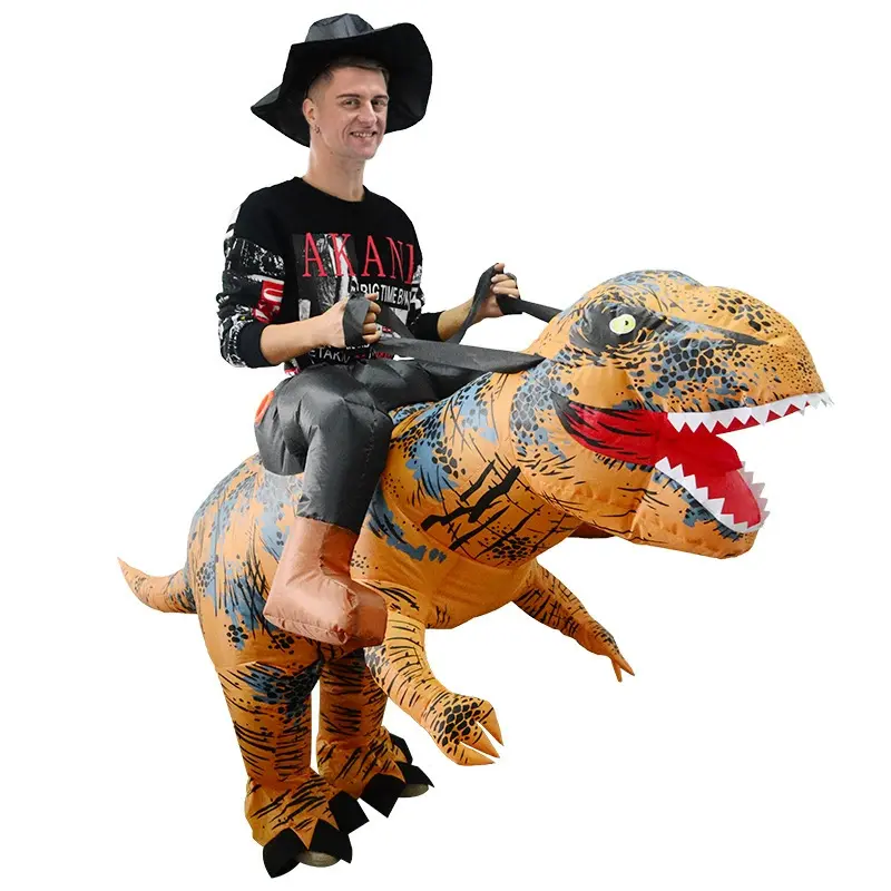 Brown Riding Tyrannosaurus Rex