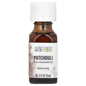 Aura Cacia Pure Essential Oil, Patchouli, 0.5 fl oz (15 ml)