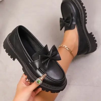 How To Wear Chunky Loafers With A Dress Styling Black Chunky