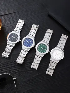 Women's Quartz Watch, Fashionable Luxury Elegant Analog Dial, Alloy Case Steel Band, Casual Style, Perfect Gift for All Seasons, Modern Casual Wristwatch
