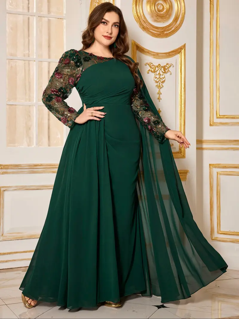 glamorous elegant plus size evening gowns with sleeves - TikTok Shop glamorous elegant plus size evening gowns with sleeves - TikTok Shop