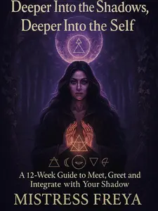 Deeper Into the Shadows, Deeper Into the Self – 12-Week Guided Shadow Work Workbook by Mistress Freya