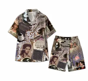 Vampire Diaries Family Matching Pajamas, Kid & Adult Sleepwear, Halloween Xmas Gift for Book Lovers