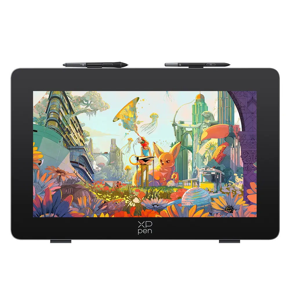 XPPen Artist 24 Pro Gen2 4K Ultravision Display Graphics Drawing Tablet 16384 Pressure Level Full Lamination Tilt △E ＜1 Wireless Shortcut Remote Dual X3 Pro Chip Styluses AG Glass