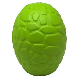 SodaPup Dinosaur Egg Durable Rubber Chew Toy