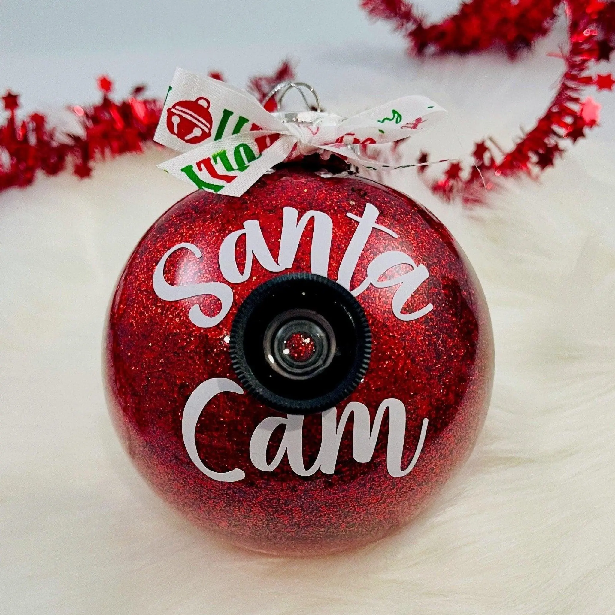 Santa Cam Christmas Ornament