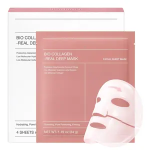 Collagen Hydrogel Face Mask – Overnight Hydrating & Firming (4 Pack)