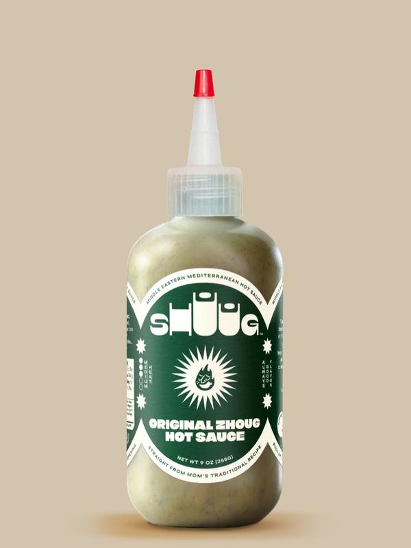 Zhoug Hot Sauce - Shuug is a handcrafted hot sauce that captures the vibrant and bold flavors of the Middle East and Mediterranean regions, all rooted in our decades-old family recipes