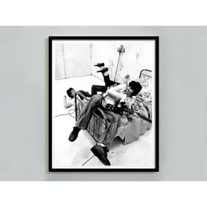 Rolling Stones Concert Poster, Black and White, Vintage Print, Music Poster, Printable Retro Wall Art, 1970s, Home Decor, Digital Download