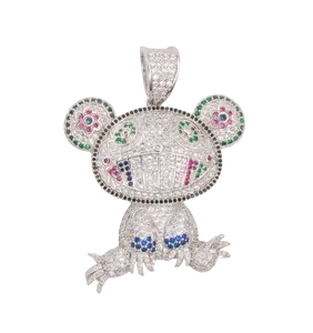 Colorful Bear Pendant Small - As described in the Product Information