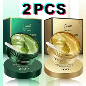 2PCS Avocado Moisturizing Collagen Eye bagMask,60pcs/set Under Eye Mask, Eye Care Product for Dark Eye Bags, Skin Care Gift Moisturizer Hydrating Comfort