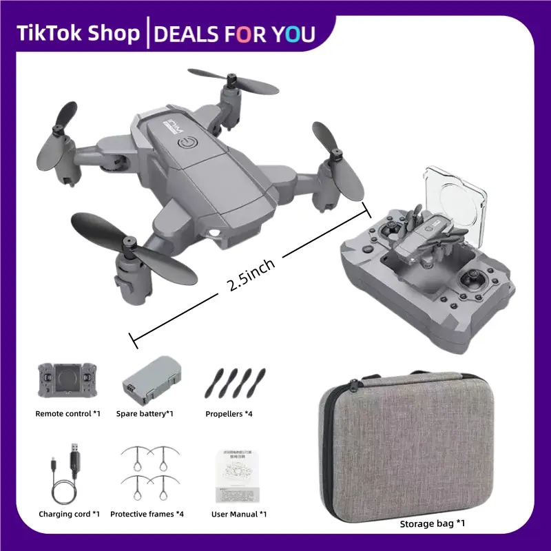 Mini RC Airplane - Hobby RC Plane, Remote Control Airplane for Beginners with 1-Touch Takeoff/Landing, Hover, Spin, 360° Flips