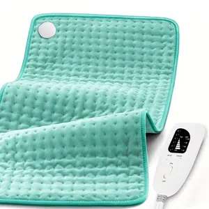 Heating Pad for Back Fatigue Relief Hot Compress Heated Shawl for Neck and Shoulders Relaxation, Birthday Christmas Gifts for Women Men Mom Dad Elderly, Machine Washable, 24''×12''