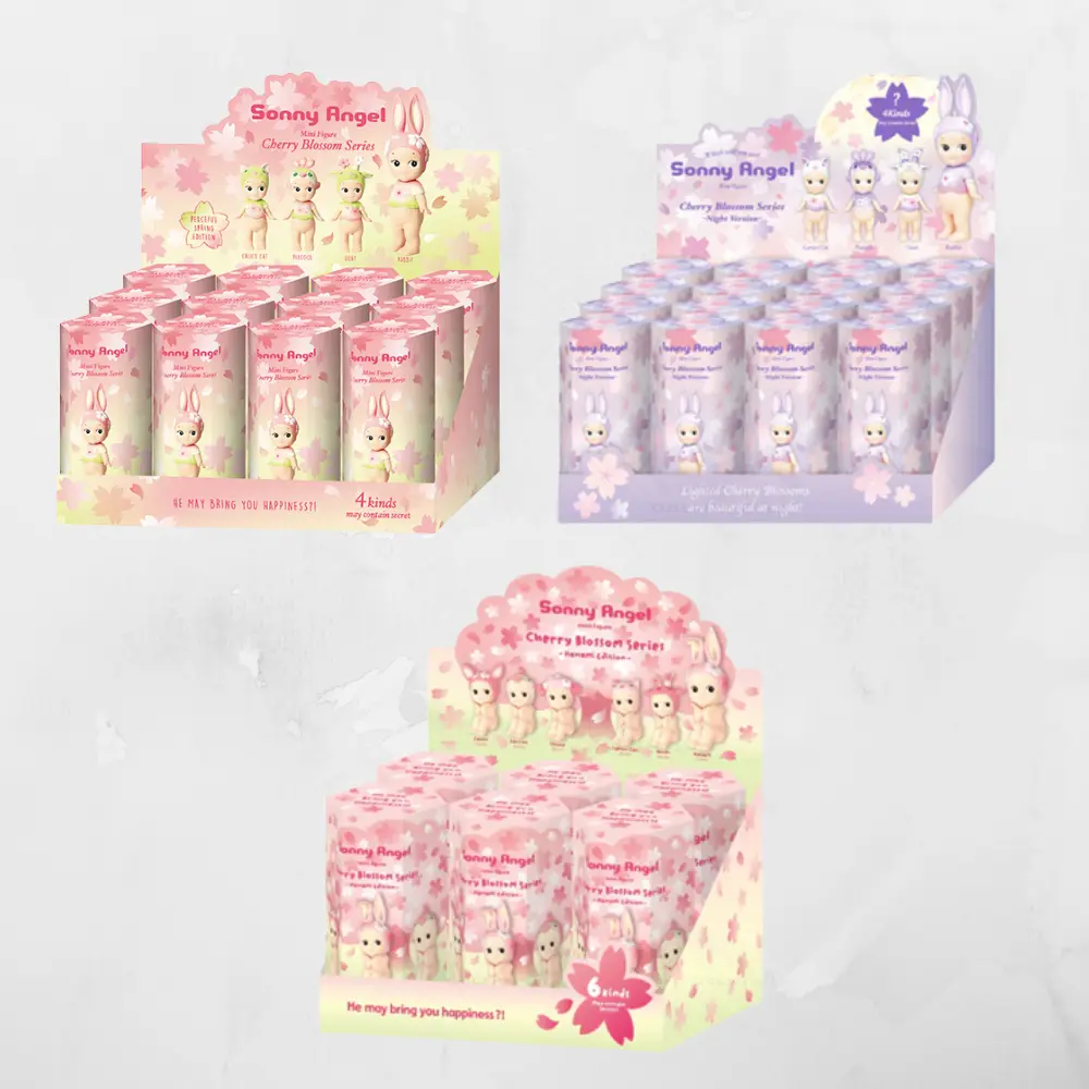 Sonny Angel Cherry Blossom Collection Blind Box, Sakura Hanami Spring Mini Figure Collectible Toy