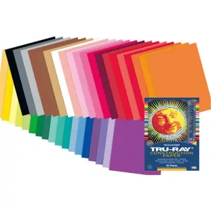 Atomic Tru Ray Fade-Resistant Construction Paper, 9x12 Atomic Blue, Construction Paper for Projects