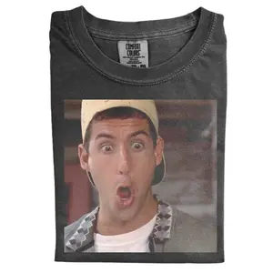 Comfort Colors Adam Sandler Graphic Tee, Funny Vintage Shirt, Classic Movie Graphic T-shirt, Iconic Meme T-shirt, Funny Face Shirt, Gift For Men Women, Gift For Boyfriend Menswear Top Streetwear, Trending T-shirt