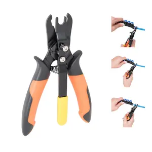 Push to Connect Fittings Disconnect Tong Tool for Removing Push-fit Pneumatic Fittings 1/4", 5/16" (6mm, 8mm) Quick Connect Air Hose Fittings Removal Tool Heavy-Duty Wall Mount Tool Holder outdoorfun