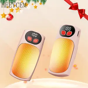 Hand Warmer 2-Pack, Rechargeable USB Hand Warmers, Portable Pocket Size, Ideal for Outdoor Activities, Christmas & Holiday Gifts
