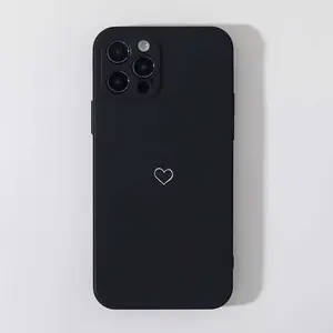 Heart Pattern Phone Case, Anti-drop & Shockproof Phone Protective Cover, Phone Accessory Compatible with iPhone 11 12 13 14 15 16 Pro Max