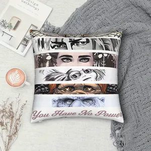 1PC Labyrinth Pillowcase - Double-sided Print, Polyester, Zipper Closure, Machine Washable, Sofa & Bedroom Decor, Home Decor