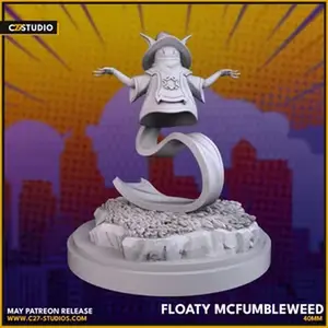 Orko 40mm Scale 3D-Printed Resin Collectible Edition Character Minifigure Miniature - Crisis Protocol Proxy, Decorative Pieces Room Decor Figurine | Item C27, 3D-Printed Resin Miniatures, Collectible Edition Miniatures