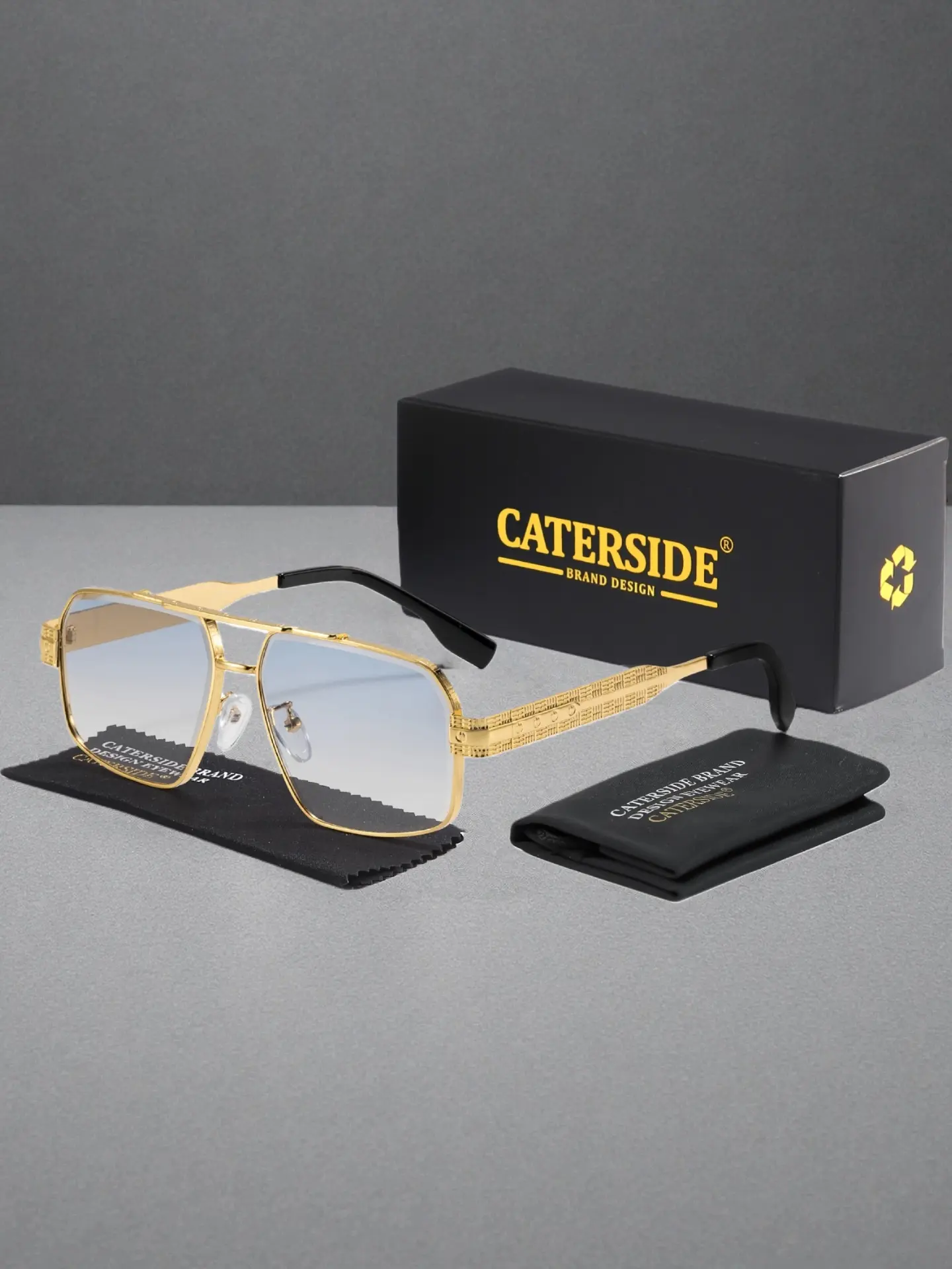 Unisex Uv400 Sunglasses, Square Metal Frame, Casual Style, Ideal for Driving, Cycling, Beaches, Parties, Outdoor Sports