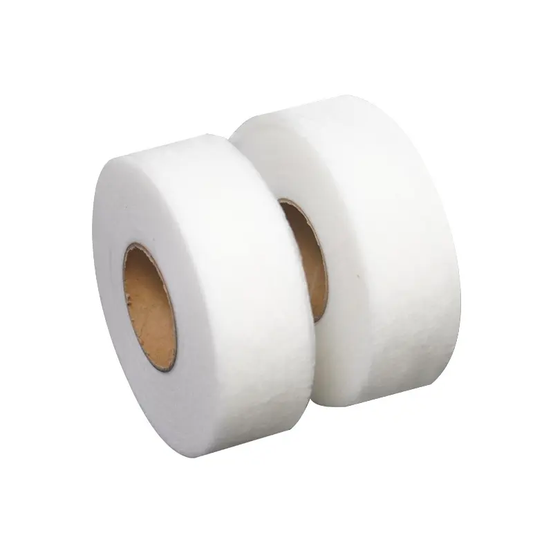 Double-Sided Fusible Hot Melt Non-Woven Adhesive Lining Tape, No-Sew Supply for Clothes Hemming Repairs, Neat Finish for DIY Projects & Textile Craft Kits (No Sewing Required)
